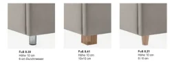 Dico Möbel Metro Polsterbett 180x200 New