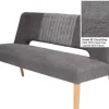 Standard Furniture Nantes Sitzbank grau Discount