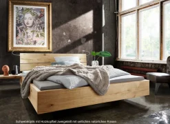 Forestales New York Massivholzbett 160x200 wildeiche Outlet