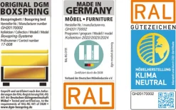 HAPO GmbH & Co. KG Nizza Boxspringbett 120x200 Hot