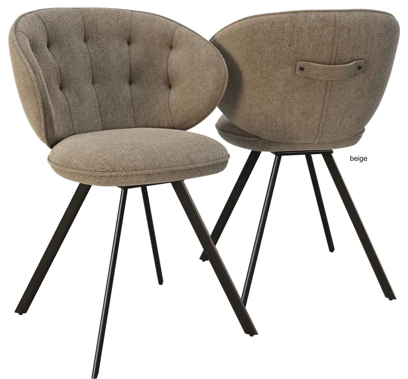 Akante Nottingham 2er Set Drehstühle Esszimmer