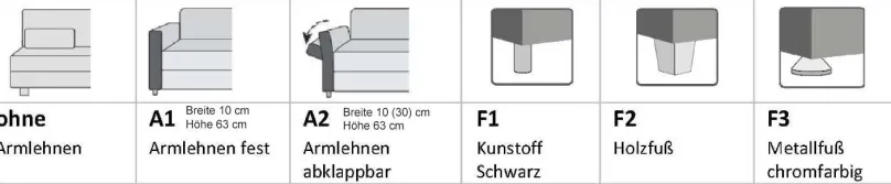 Nehl Ohio ausziehbare Couch Outlet
