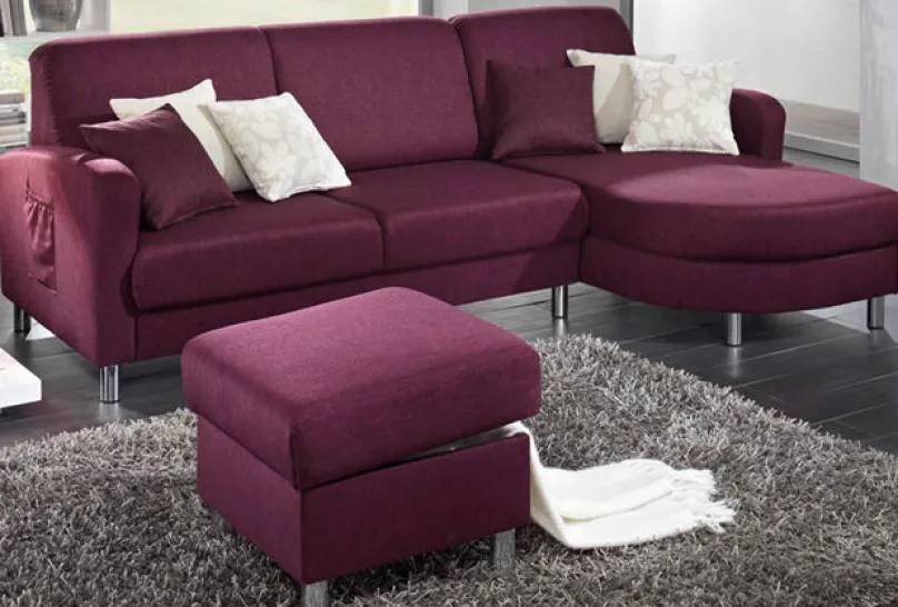 Posa Polstermöbel GmbH Ohio Sofa mit Recamiere Sale