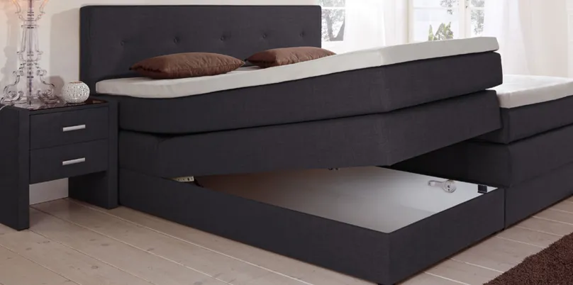 HAPO GmbH & Co. KG Oregon Boxspringbett 100x200 mit Bettkasten Clearance