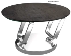 Akante Ozean Couchtisch rund modern Clearance