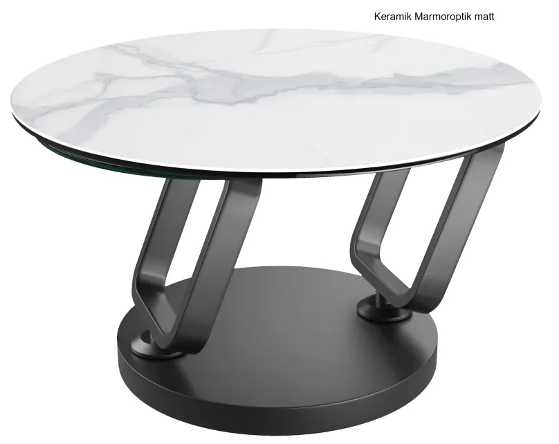 Akante Ozean Couchtisch rund modern Clearance