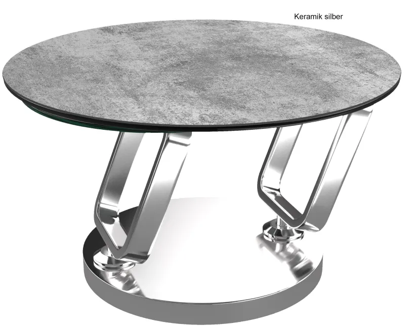 Akante Ozean Couchtisch rund modern Clearance
