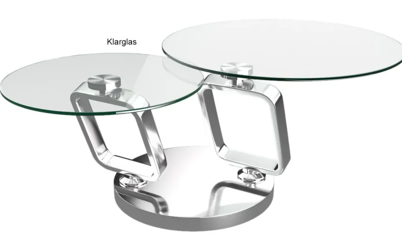 Akante Ozean Couchtisch rund modern Clearance