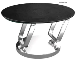 Akante Ozean Couchtisch rund modern Clearance