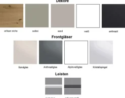 Staud Möbel GmbH & Co.KG Paros Kleiderschrank mit Glastüren Sale