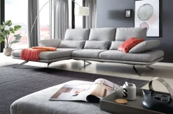 DFM Polstermöbel Phoenix Sofa mit Ottomane New