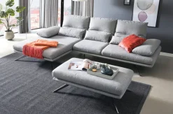 DFM Polstermöbel Phoenix Sofa mit Ottomane New