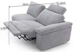 DFM Polstermöbel Portland Funktionscouch Clearance