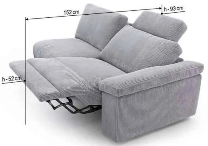 DFM Polstermöbel Portland Funktionscouch Clearance