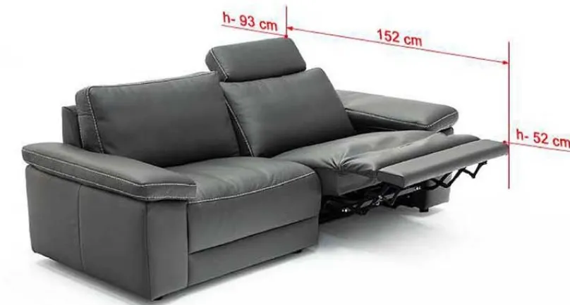 DFM Polstermöbel Portland Relaxsofa elektrisch Hot