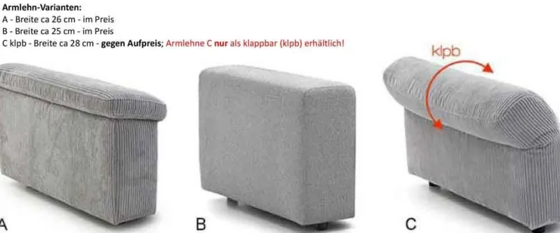 DFM Polstermöbel Portland Relaxsofa elektrisch Hot