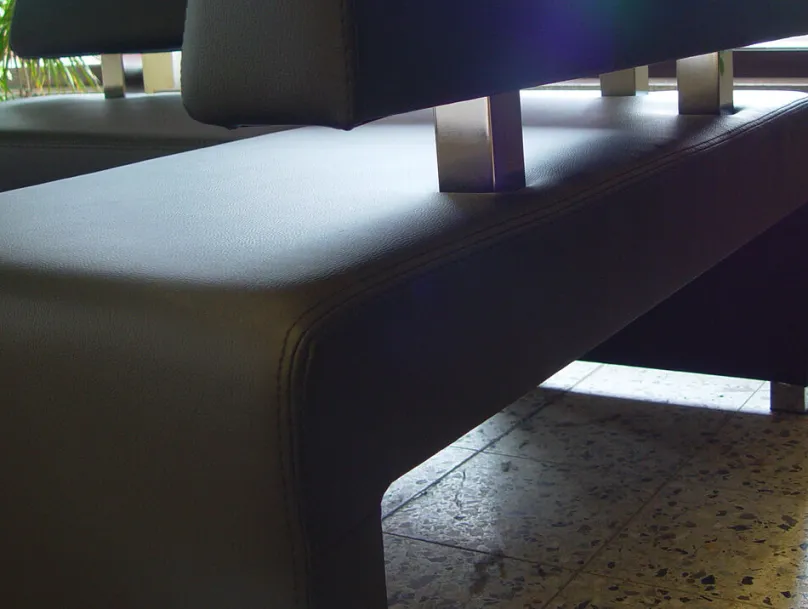 Posa Polstermöbel GmbH Posa Kunstleder-Eckbank modern maßgenau Best