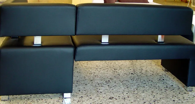 Posa Polstermöbel GmbH Posa Kunstleder-Eckbank modern maßgenau Best