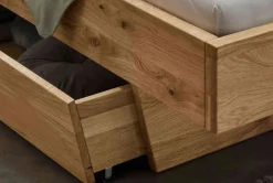 Forestales Redwood Holzbett mit Polsterkopfteil Discount