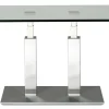 Vierhaus Vertrieb GmbH & Co. KG Rimini Deluxe Couchtisch Glas chrom Sale