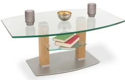 Vierhaus Vertrieb GmbH & Co. KG Rimini Deluxe Glastisch höhenverstellbar Outlet
