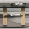 Vierhaus Vertrieb GmbH & Co. KG Rimini Deluxe höhenverstellbarer Couchtisch Glas Online