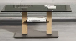 Vierhaus Vertrieb GmbH & Co. KG Rimini Deluxe höhenverstellbarer Couchtisch Glas Online