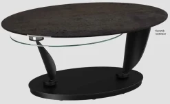 Akante Rosa Couchtisch oval