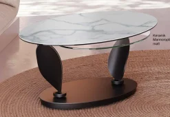 Akante Rosa Couchtisch oval