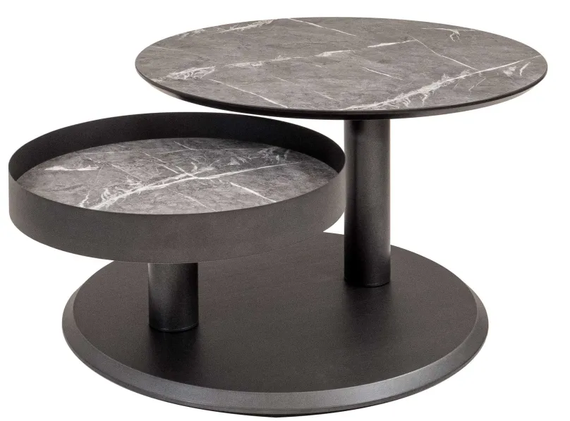 Vierhaus Vertrieb GmbH & Co. KG 7503 runder Couchtisch mit Stauraum Best