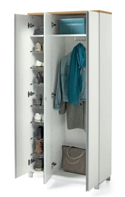 Voss Möbel GmbH SALEA Garderobenschrank weiß Discount