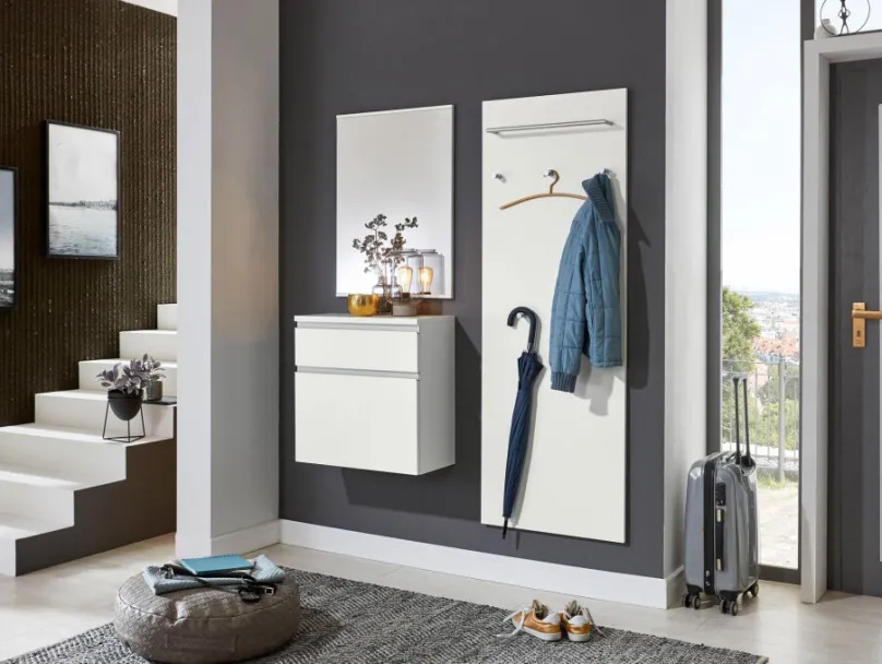 Voss Möbel GmbH SALEA Garderobe weiß schmal Hot