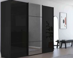 Rauch Scale Linea Trio Schwebetürenschrank Glas New