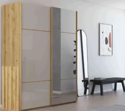 Rauch Scale Linea Trio Schwebetürenschrank Glas New
