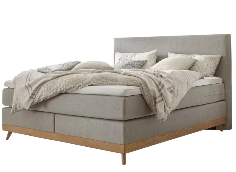 Hasena Scandia Boxspringbett Leinen Best
