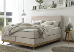 Hasena Scandia Boxspringbett Leinen Best