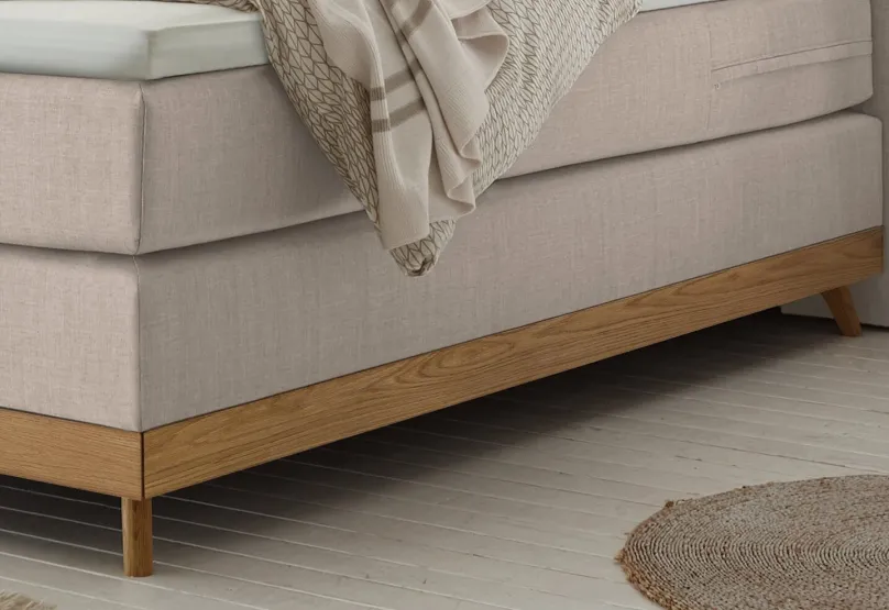 Hasena Scandia Boxspringbett Leinen Best