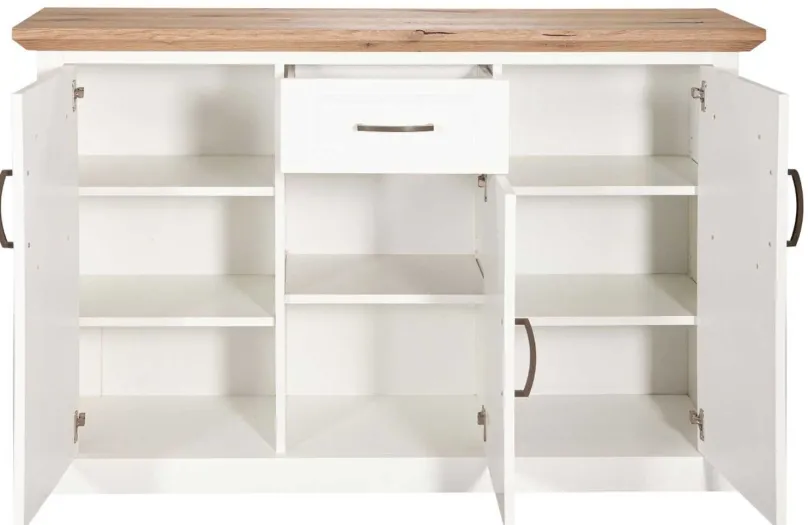Larix Sideboard weiß Landhaus Hot
