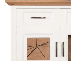 Larix Sideboard weiß Landhaus Hot