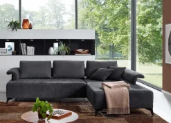 Dietsch Polstermöbel GmbH Sofa schwarz modern Discount