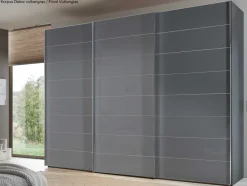 Staud Möbel GmbH & Co.KG Sonate Como Glas Kleiderschrank B373 cm