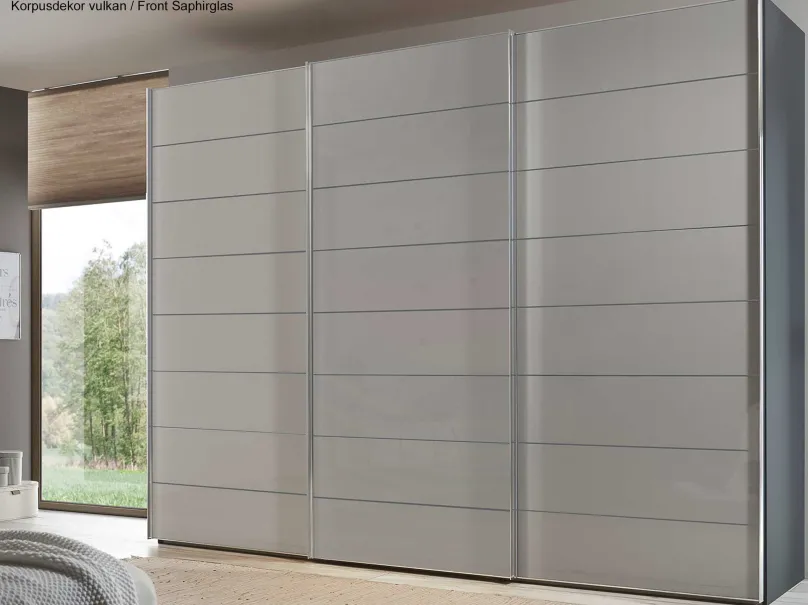 Staud Möbel GmbH & Co.KG Sonate Como Glas Schwebetürenschrank 3m Hot