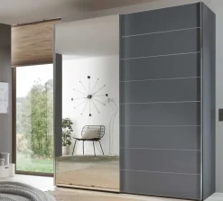 Staud Möbel GmbH & Co.KG Sonate Como Kleiderschrank mit Spiegel B225 cm New