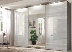 Staud Möbel GmbH & Co.KG Sonate Como Schwebetürenschrank mit Spiegel B249 cm Sale