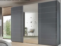 Staud Möbel GmbH & Co.KG Sonate Como Schwebetürenschrank mit Spiegel B249 cm Sale