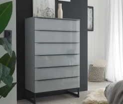 Staud Möbel GmbH & Co.KG Sonate hohe Kommode mit Schubladen Hot
