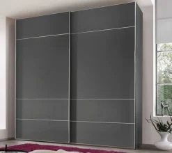 Staud Möbel GmbH & Co.KG Sonate Lucca Kleiderschrank Glastüren B188 cm Discount