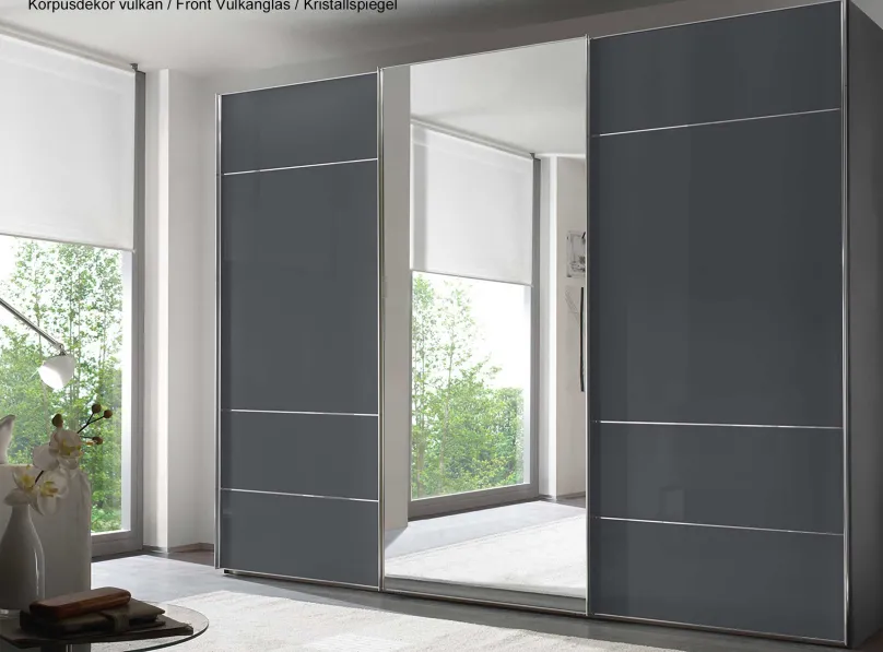 Staud Möbel GmbH & Co.KG Sonate Lucca Schwebetürenschrank Spiegeltüren B373 cm