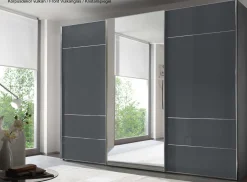 Staud Möbel GmbH & Co.KG Sonate Lucca 3türiger Kleiderschrank mit Spiegel Discount