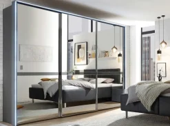 Staud Möbel GmbH & Co.KG Sonate Pesaro Kleiderschrank Glas B280 cm Outlet